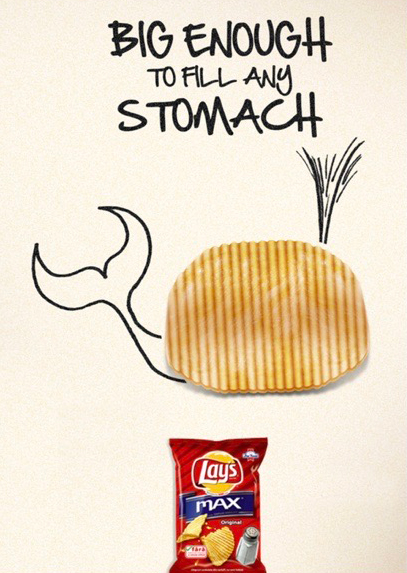 Lay's MAX Big Enough, print concept